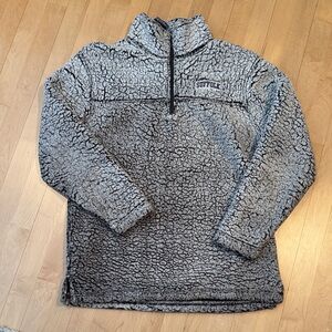 Boxercraft Black and Gray Sherpa Pullover